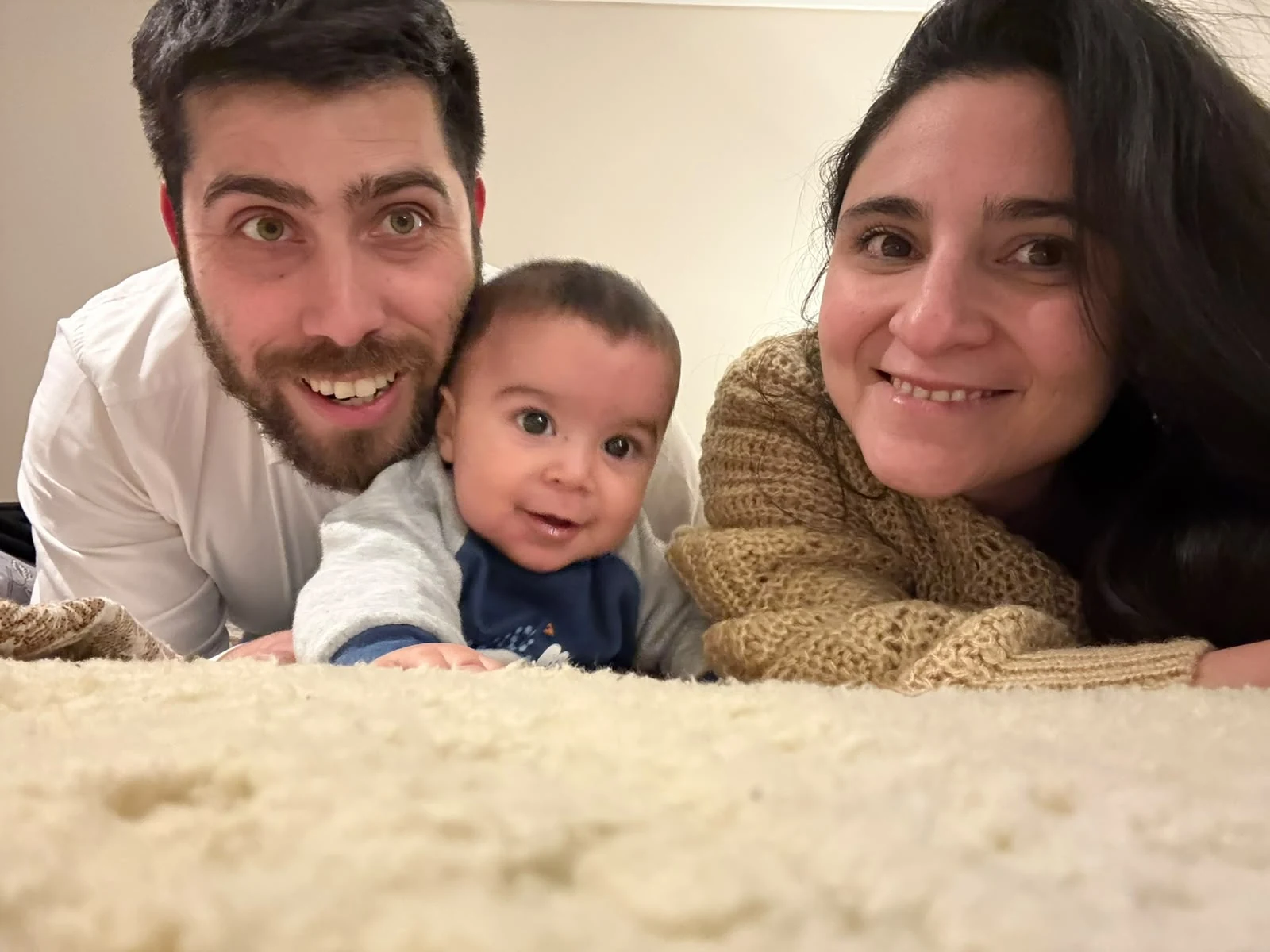 Facundo con sus padres